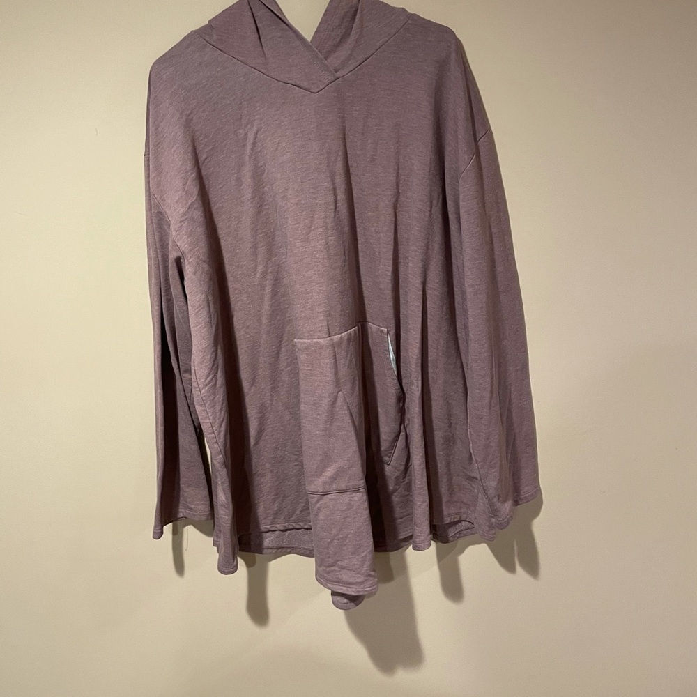 LOGO by Lori Goldstein Hooded Sweatshirt 3X